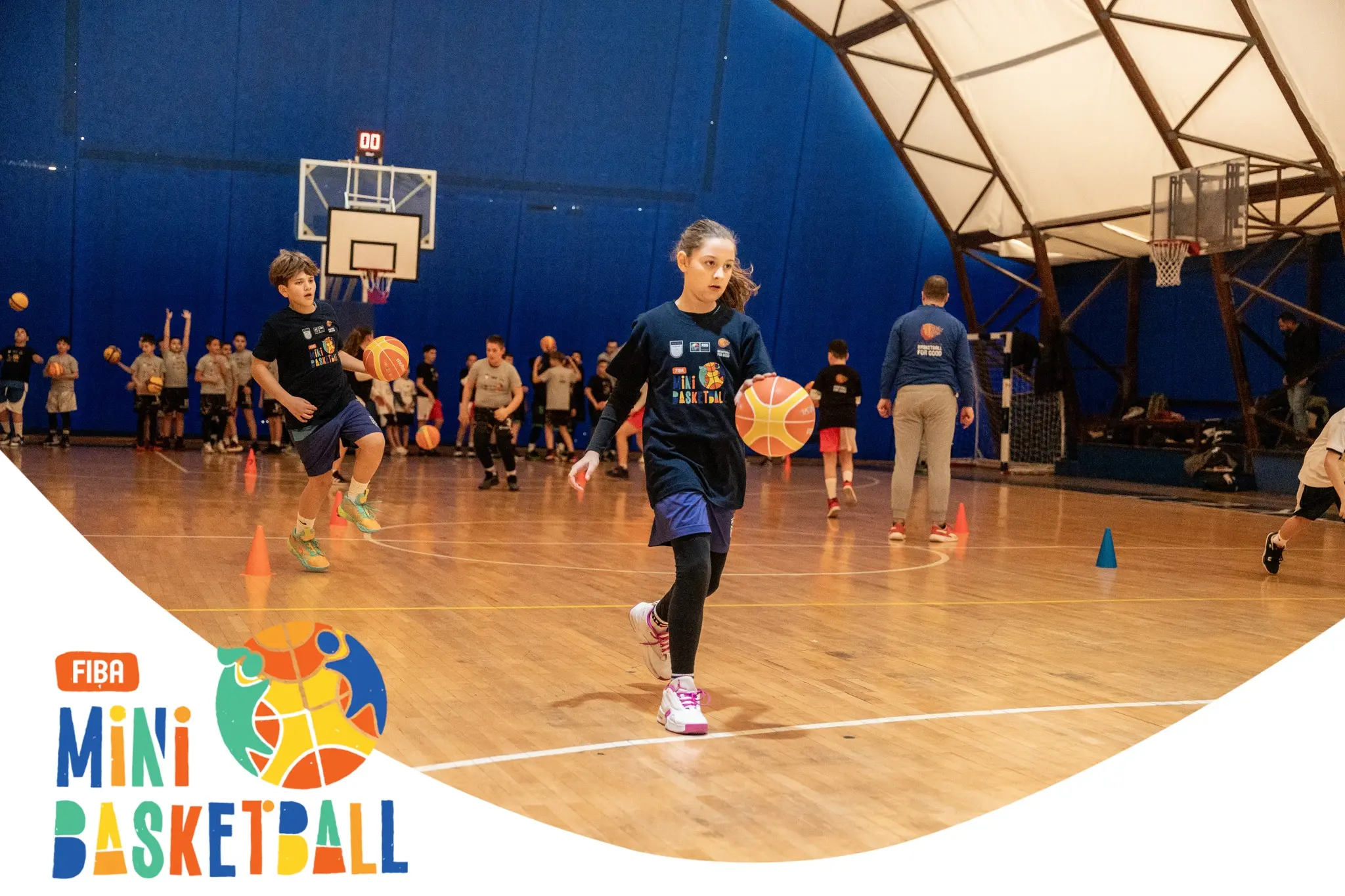 Mbahet Festivali i Minibasketbollit, ku bashkohen qindra fëmijë